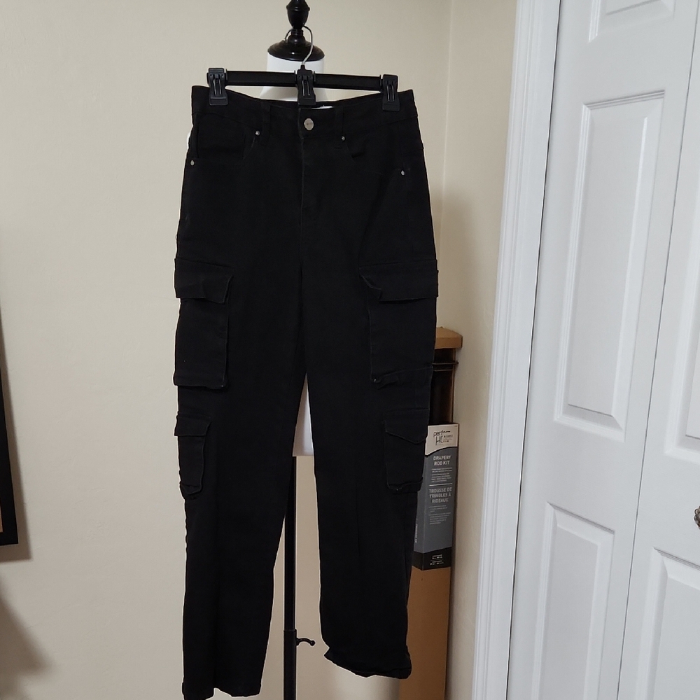 Classic Black Straight Leg Women's Jeans